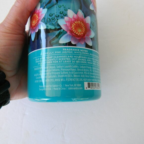 NEW HomeWorx by SLATKIN COASTAL WATER LILY GEL HAND SOAP /Essential Oils  22 OZ - Picture 2 of 2